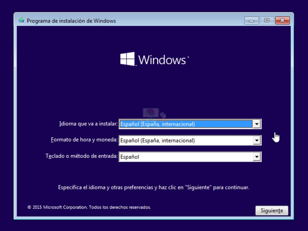 windows 10 selecciona idioma